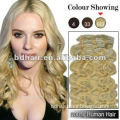 Human Hair Clip in hair extensions wholesale price